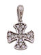 Gatsa Women's White Gold Cross 14K
