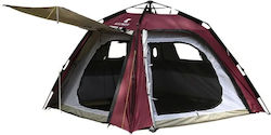 Keumer Automatic Camping Tent Red for 3 People Keumer Automatic Camping Tent Red for 3 People