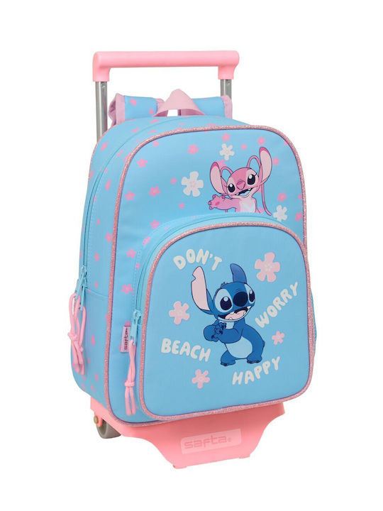 Happy Stitch De Spate Albastru