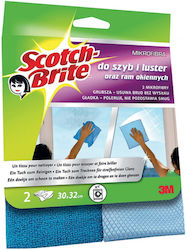 Super Absorbierende Mikrofasertücher Glas 30 X 32 Cm 2 Stück Set 3m Scotch Brite Blaue Super Absorbierende Mikrofasertücher Glas 30 X 32 Cm 2 Stück Set 3m Scotch Brite Blaue