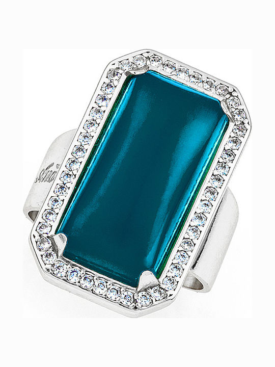 ANO by ARTE Ring with Zircon made of Silver