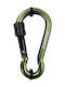 Munkees Pear Shape Carabiner Screw Lock 7x70mm Green