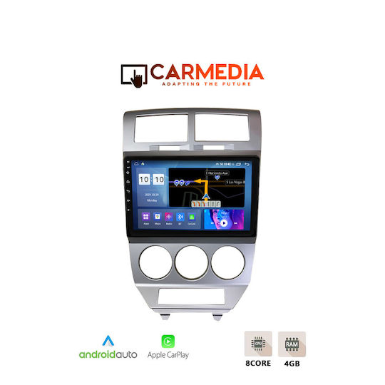 Carmedia Автомобилна Аудио Система (Блутут/USB/WiFi/GPS/Apple-Carplay/Android-Auto) с Тъчскрийн 10"