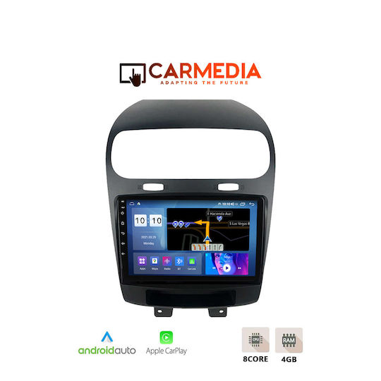 Carmedia Ηχοσύστημα Αυτοκινήτου για Fiat Freemont 2008 (Bluetooth/USB/WiFi/GPS/Apple-Carplay/Android-Auto) με Οθόνη Αφής 9"