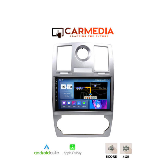 Carmedia Ηχοσύστημα Αυτοκινήτου Chrysler 300C 2005-2010 (Bluetooth/USB/WiFi/GPS/Apple-Carplay/Android-Auto) με Οθόνη Αφής 9"