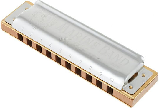 Hohner Harmonica Marine Band 1896 Classic Key of D (Re) Minor
