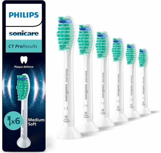 Philips Sonicare C1 ProResults Ανταλλακτικά για HX6016/87 6τμχ
