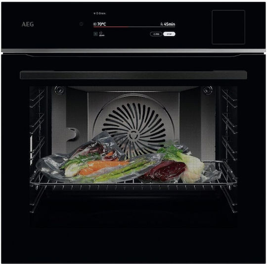 AEG 9000 Pro Assist Φούρνος άνω Πάγκου 70lt Π59.5εκ. Μαύρος