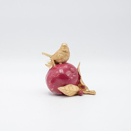 Eurolamp Tabletop Lucky Charm Pomegranate Burgundy 11x11.5cm 1pcs