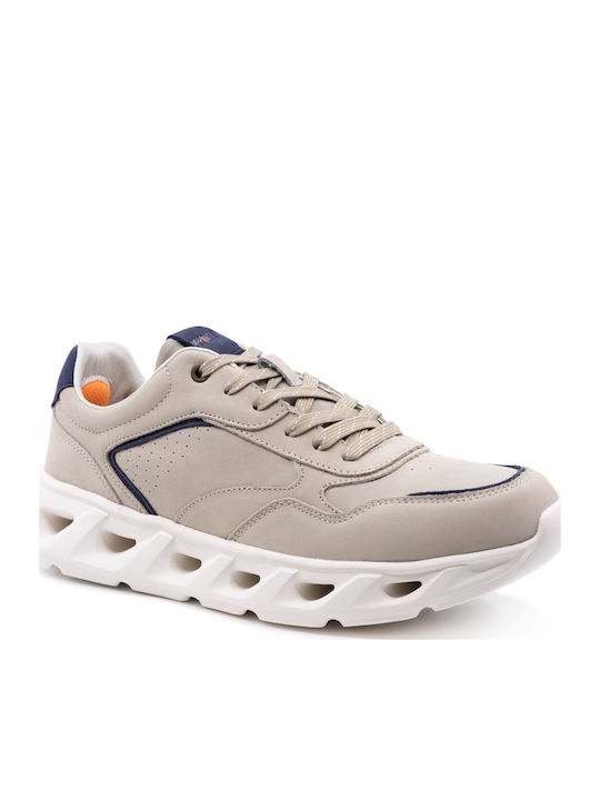 San Marco Ανδρικά Ανατομικά Sneakers Μπεζ