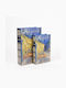Estheti Home S/2 Διακοσμητικα Κουτια Van Gogh Ξυλινο Μπλε 30x21x7cm 819-00285