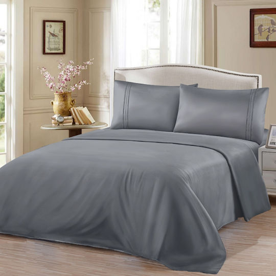 My Home Luxury Set Queen 220x240 Dark Gray
