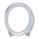Double Safety Bathroom Shower Hose St.st Cone White Chrome Interflex 022122 1.50m Blister