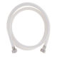Shower Hose Bathroom Plastic Braided Pressure White Matte 200cm 020228 Interflex