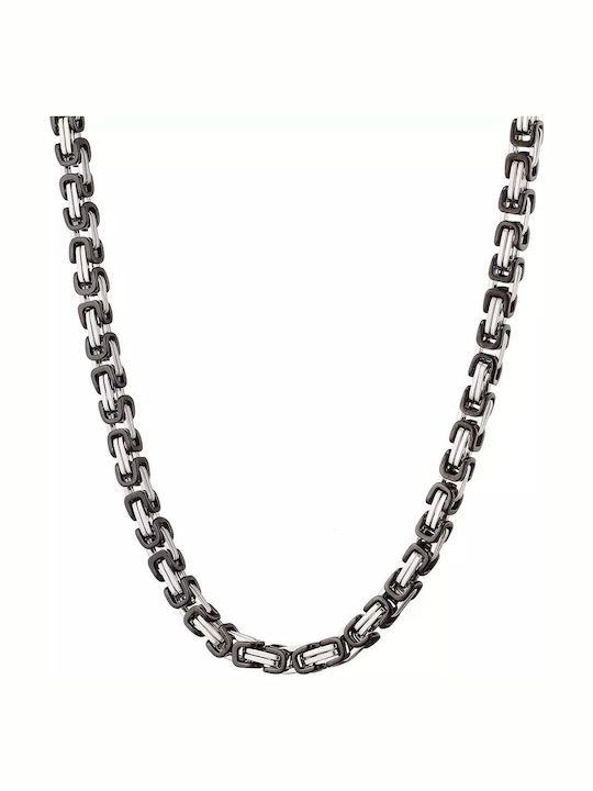Oxzen Chain Neck made of Steel Thin Thickness 4mm