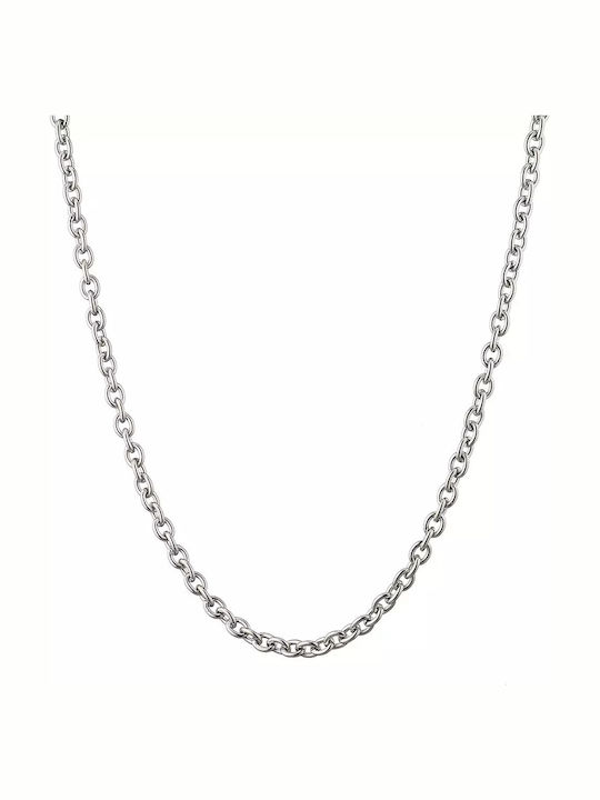Oxzen Chain Neck made of Steel Thin Thickness 4mm