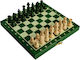 Wooden School Mini Chess Green