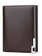 Leather Men's Wallet with RFID Brown