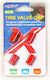 Maxeed Car Tire Valve Caps Red 4pcs