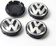 Capacele Roti VW 7cm 4 Bucăți OEM Negru