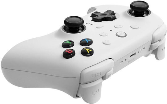 8Bitdo Ultimate 2 Ασύρματο Gamepad με Hall Effect Sticks για PC / Switch / Switch 2 Λευκό