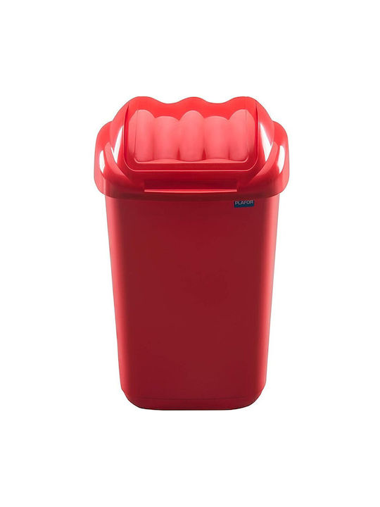 Plafor Waste Bin Recycling Plastic Red 50lt 1pcs