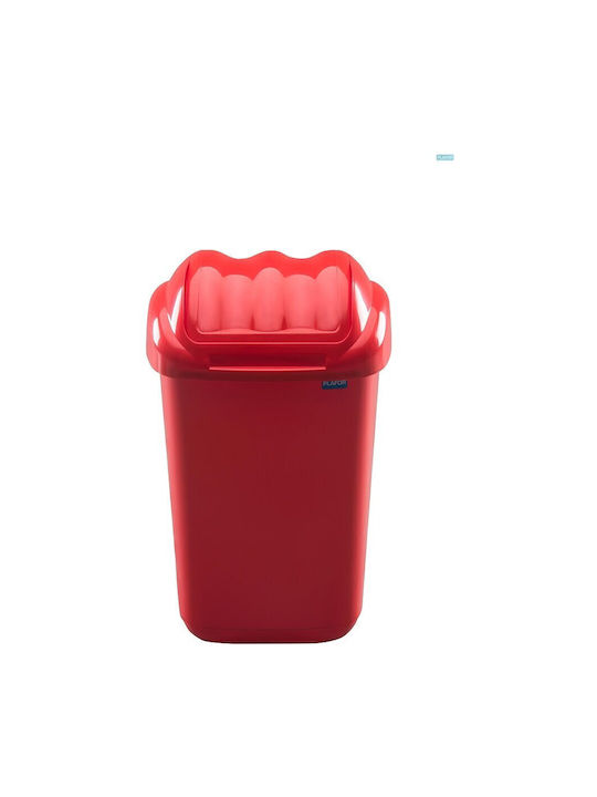 Plafor Coș de Reciclare Plastic Roșu 30lt 1buc