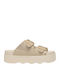 Flache Sandalen für Damen in Weiß Farbe