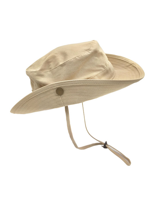 Gift-Me Γυναικείο Καπέλο Bucket Μπεζ