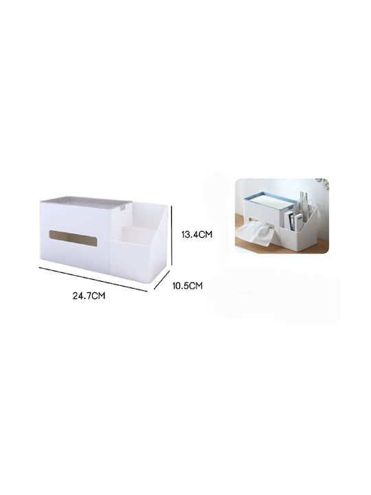 ForHome Tissue-Halter Weiß 24.7x10.5x13.4cm GBFA-674920-34