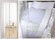 Mosquito Net Door with Velcro with Magnetic Clasp Polyester White 280x140cm