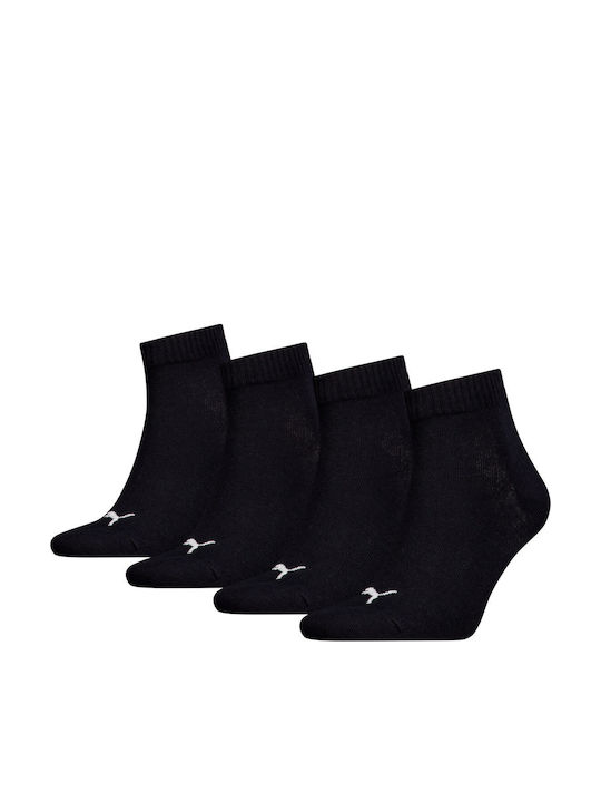 PUMA Sportsocken Schwarz 4 Paare