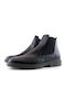 Leder Schwarz Chelsea Stiefeletten