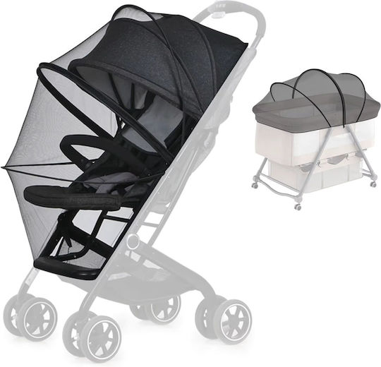 Loomy Baby Mosquito Net for Stroller Black