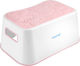 Fiziotab Ocean Booster Seat Non-slip Surface Handles Stool Type Use At Sink Bathroom Kitchen Pink