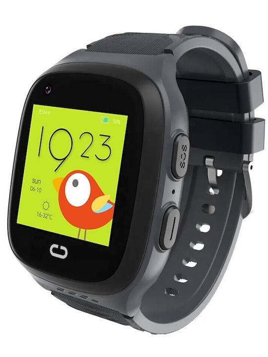 Παιδικό Smartwatch 4G με GPS & Κάμερα Μαύρο