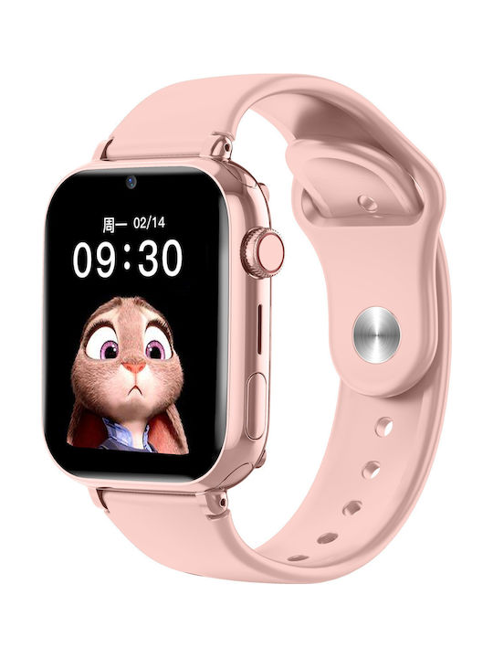 Ceas Smartwatch Pentru Copii KinderCare 38 cu GPS și Cameră Roz