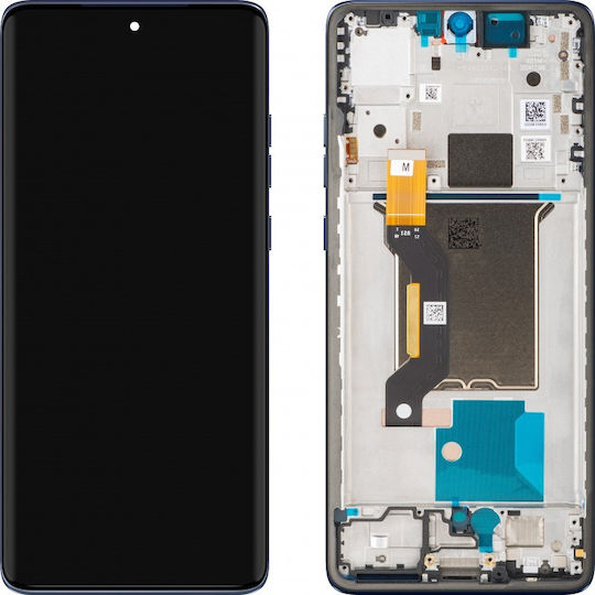 Motorola Οθόνη Service Pack με Μηχανισμό Αφής για Motorola Edge 60 Fusion (Μαύρο)