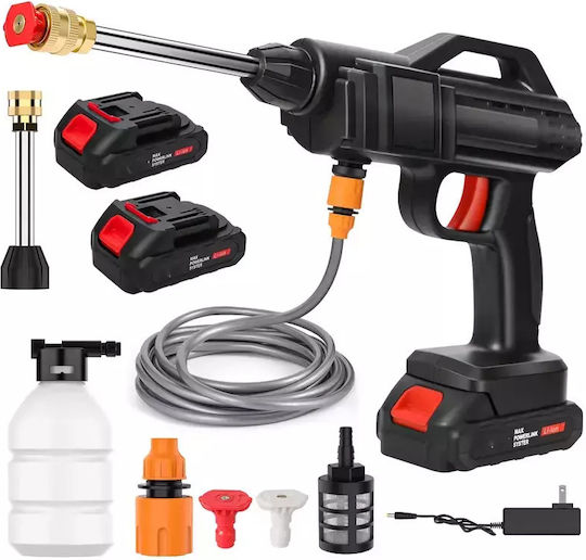 Pistol de Apă Fără Fir cu Presiune Ridicată 600W Putere 5m Distanță 2 Baterii 1 Adaptor EU
