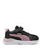 X-ray 3 Lt Ac Kids Sports Shoes Running with Hoop & Loop Closure Black