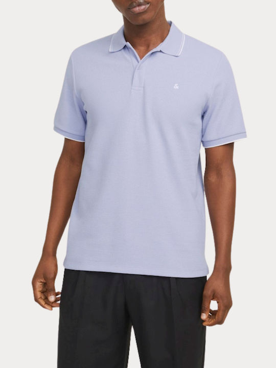 Jack & Jones Polo Μπλούζα Κοντομάνικη Lavender