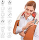 Dispozitiv de masaj Shiatsu pentru gât, talie, spate & picioare cu căldură infraroșie