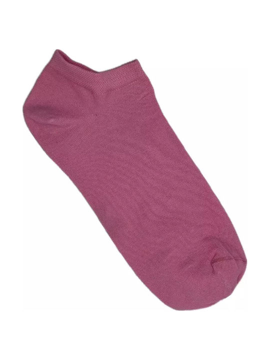 Fms Women’s Socks Sneaker Antibacterial Bamboo Fiber Fuchsia