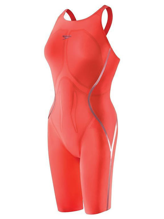 Speedo Lzr Racer 09753A510 Women's One Piece Competition Swimsuit Red