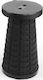 Acp Stool Beach Black 25x45cm