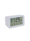 Fisura Tabletop Digital LED Clock with Alarm Clock White