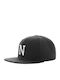Mstrds Letter Snapback Cap N Black One Size