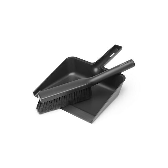 Brabantia 1009459 Dustpan And Brush Sinkside Dark Grey