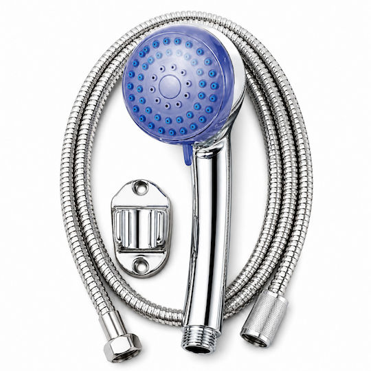 Σετ Τηλέφωνο Ντους Σπιράλ 1.5m Χρώμιο Interflex Vienna 057794 Blister