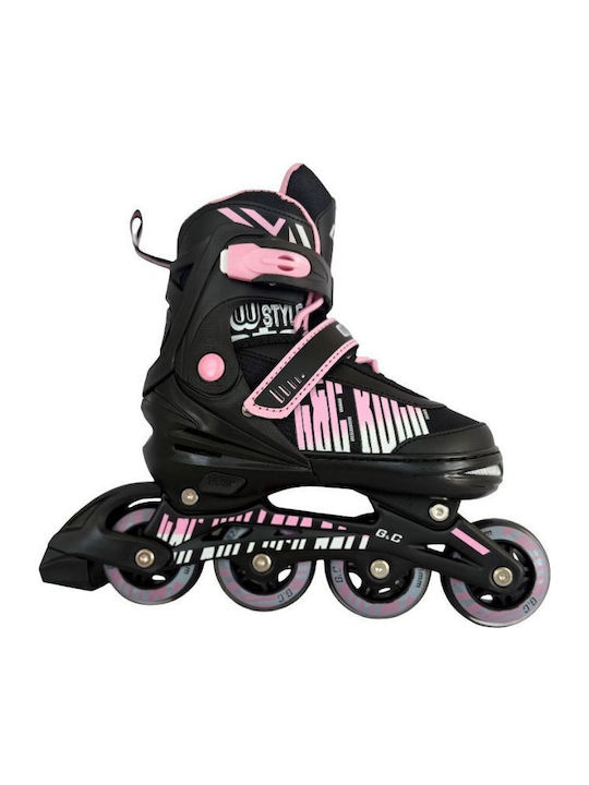 Nils Inline Αυξομειούμενα Rollers Μαύρα Παιδικά
